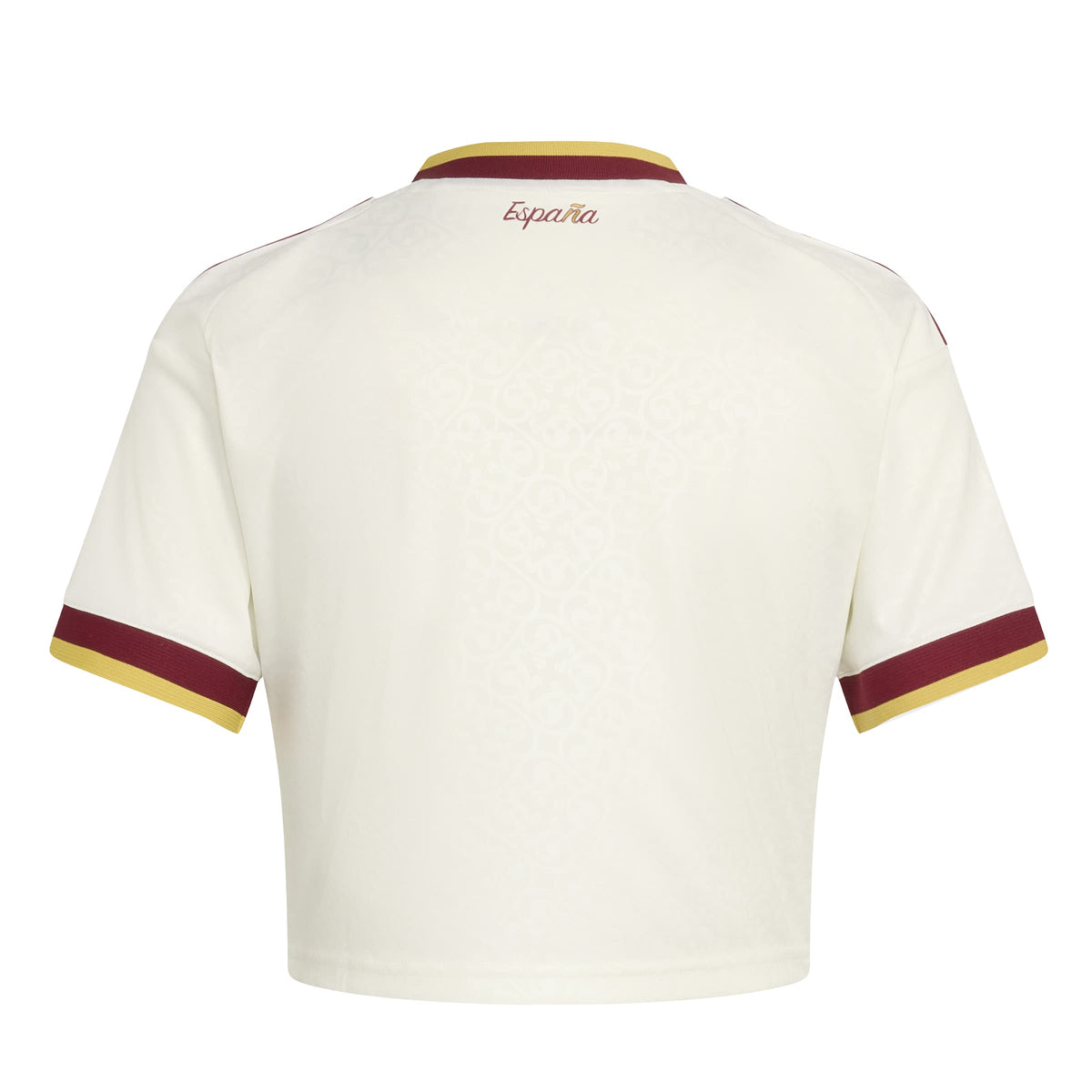 Adidas Spain 26 Away Cropped Jersey Off White