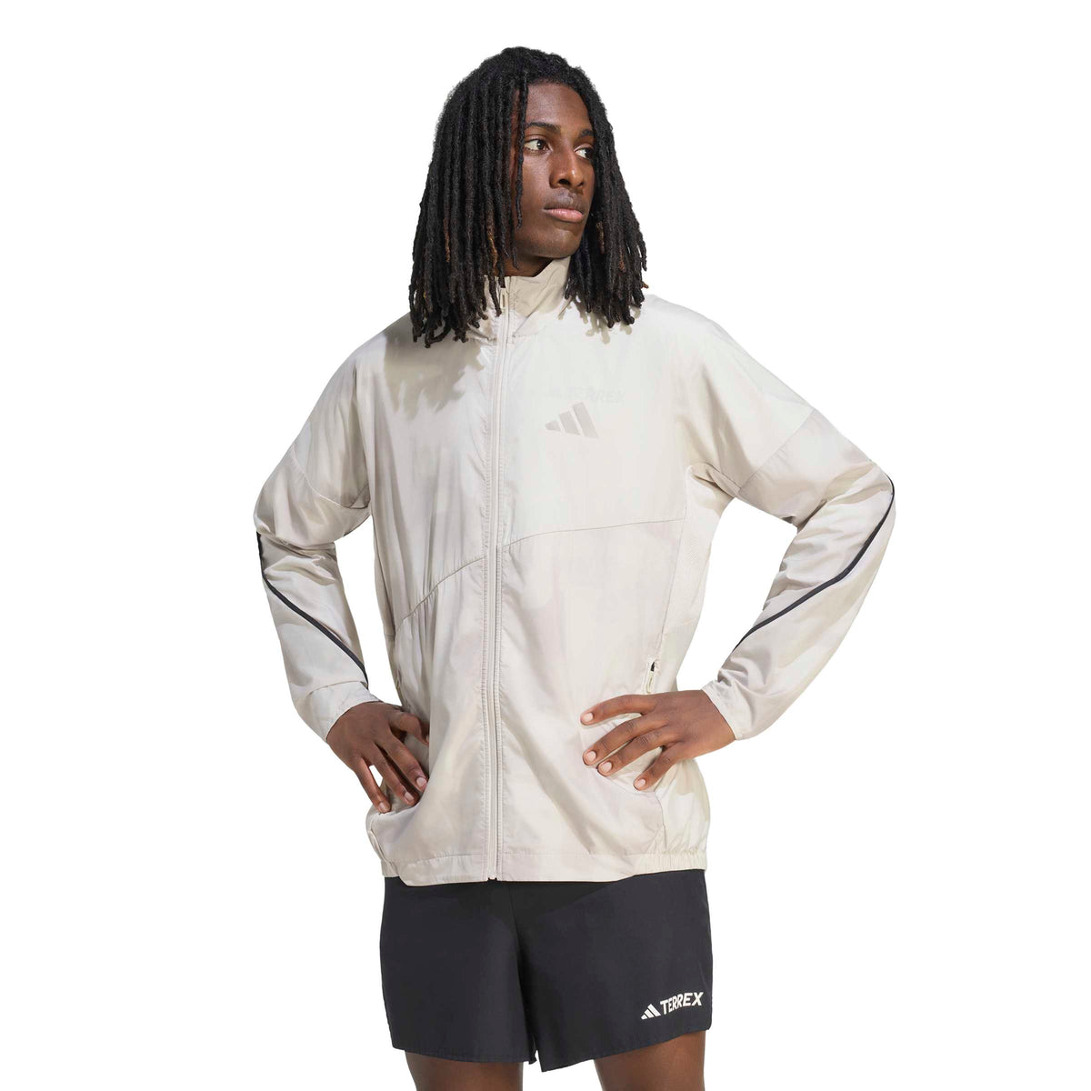 Adidas Terrex Multi Clima365 Printed Wind Jacket Beige