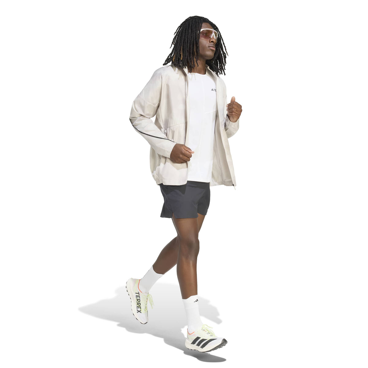 Adidas Terrex Multi Clima365 Printed Wind Jacket Beige