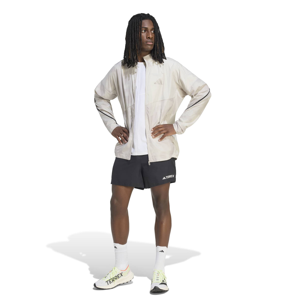 Adidas Terrex Multi Clima365 Printed Wind Jacket Beige