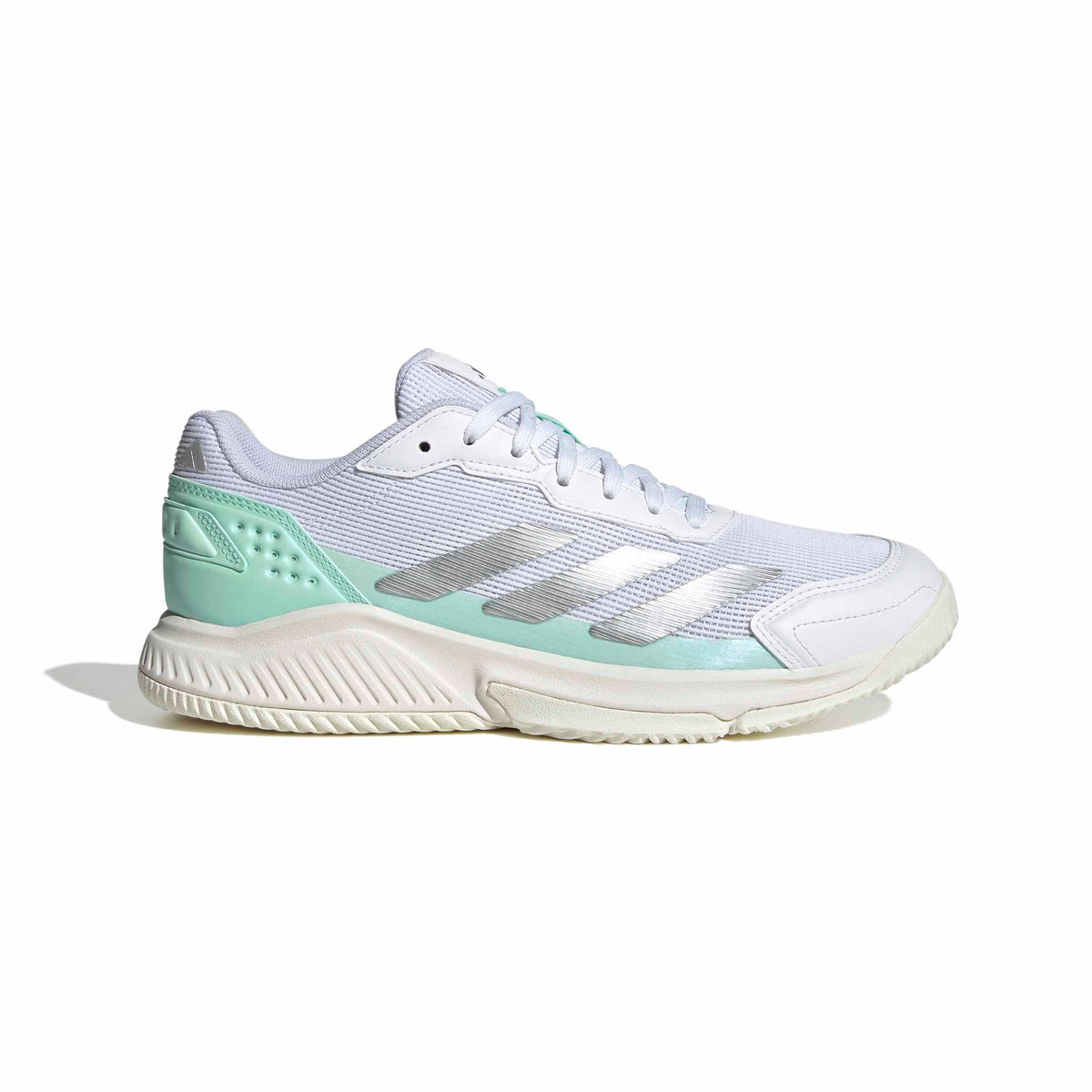 Adidas Courtquick Padel Shoes Cloud White / Silver Metallic