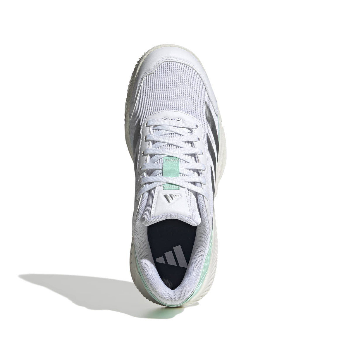 Adidas Courtquick Padel Shoes Cloud White / Silver Metallic