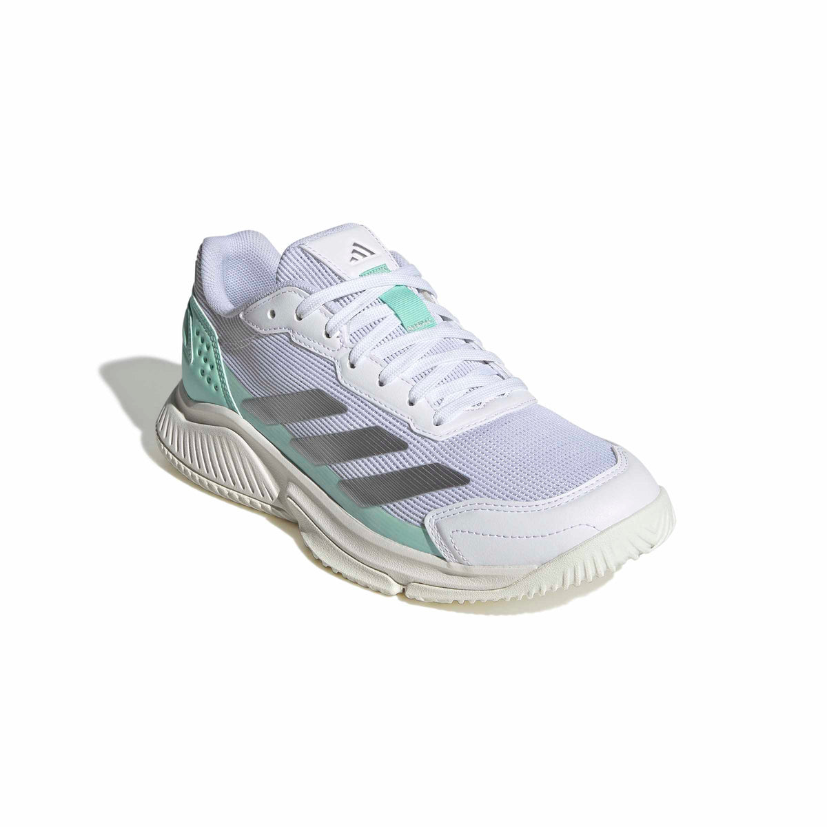 Adidas Courtquick Padel Shoes Cloud White / Silver Metallic