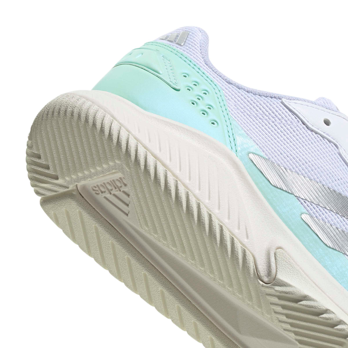 Adidas Courtquick Padel Shoes Cloud White / Silver Metallic