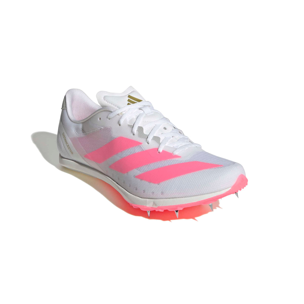 Adidas Adizero Distancestar Shoes Cloud White / Solar Turbo