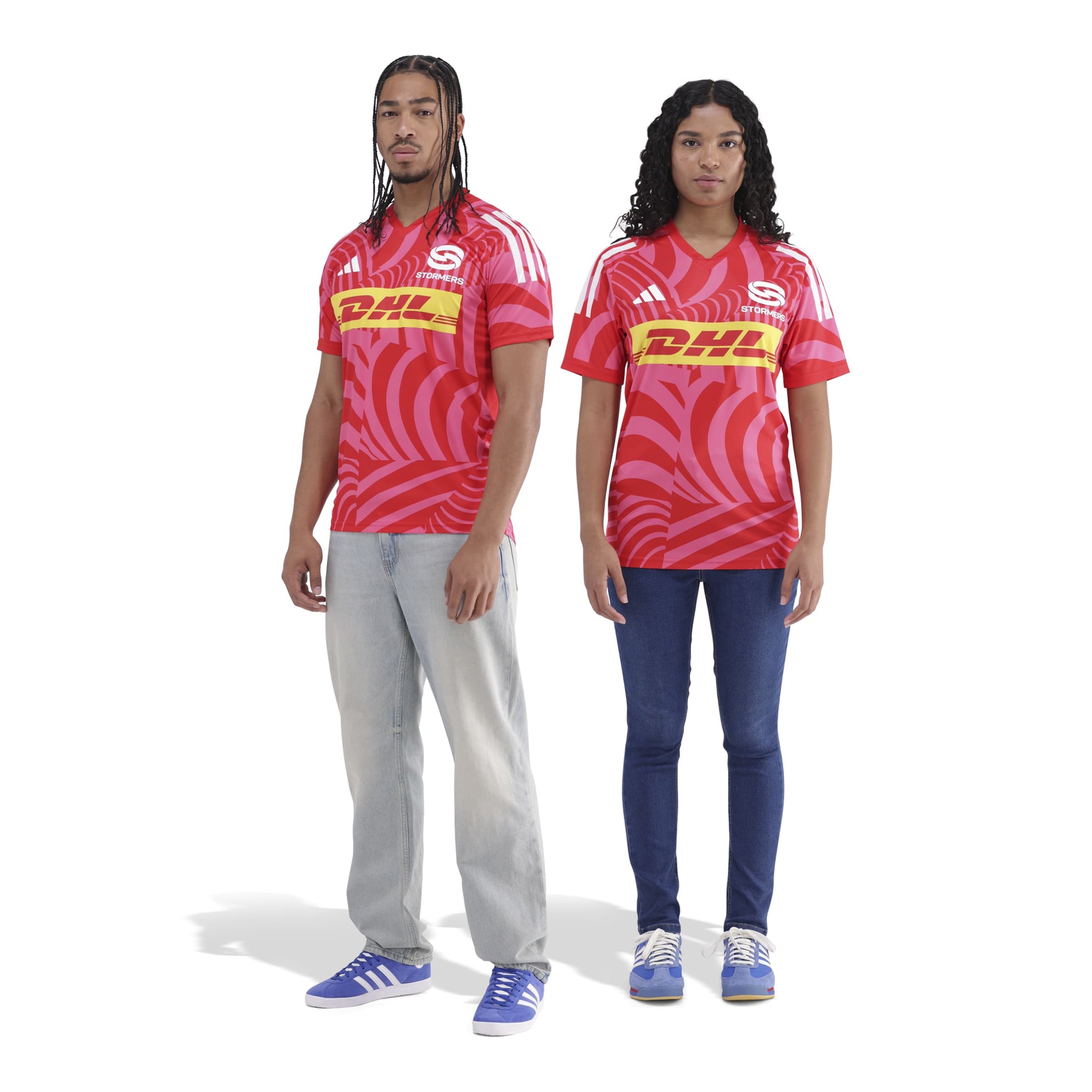 Adidas DHL Stormers Training Jersey Lucid Pink - SportSA