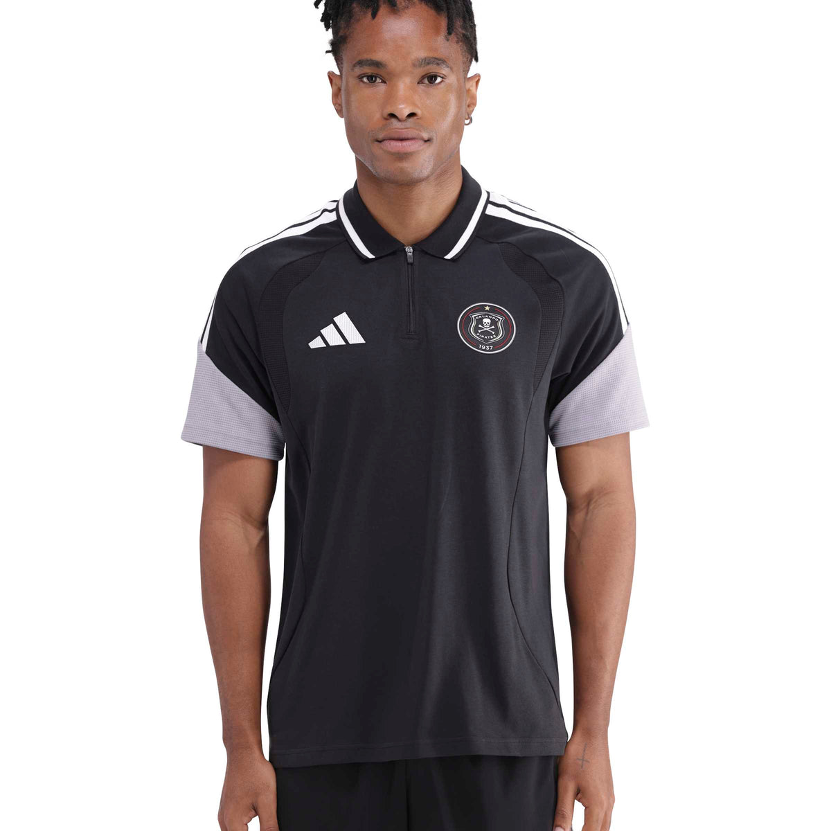Adidas Orlando Pirates Tiro 26 Competition Polo Shirt Black