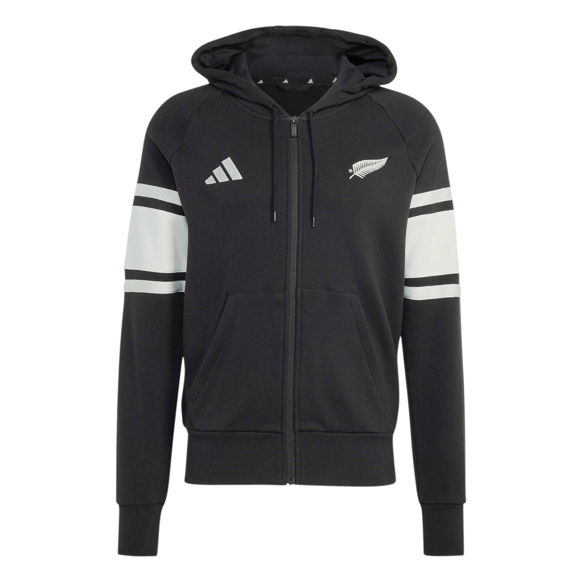 Adidas New Zealand Rugby Leisurewear Full Zip Hoodie