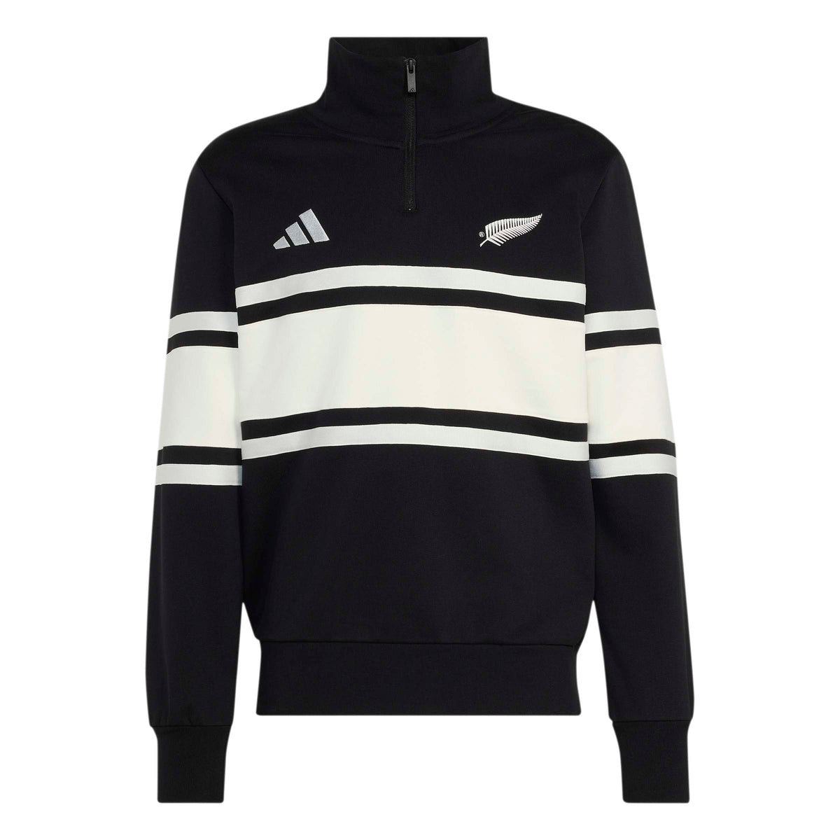 Adidas New Zealand Rugby Leisurewear Quarter Zip Sweatshirt