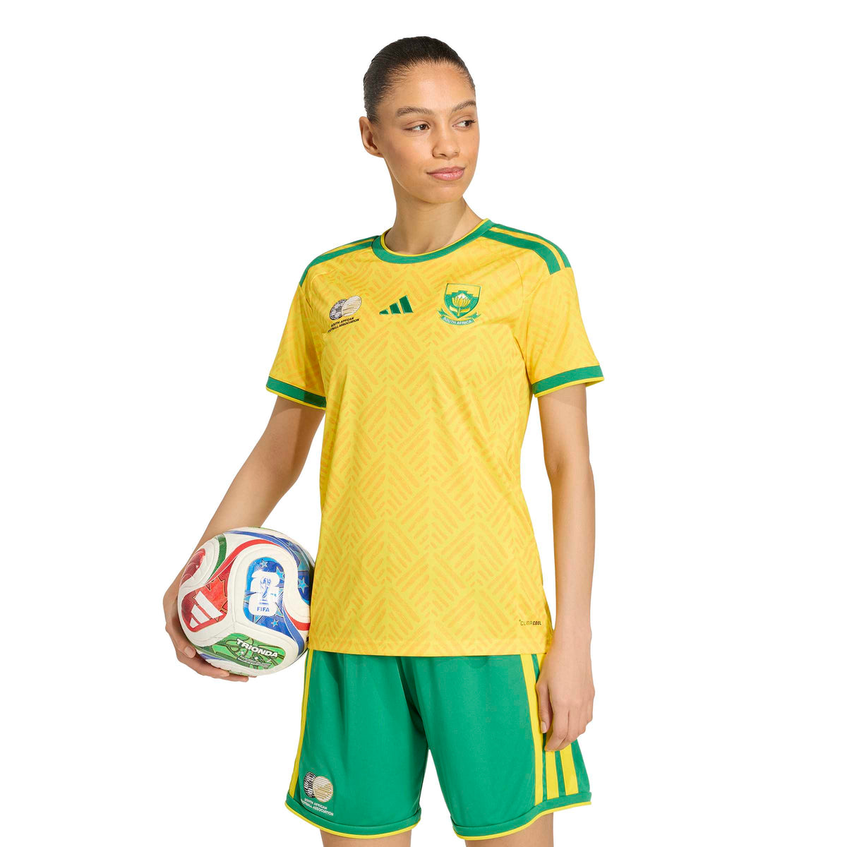 Adidas Bafana Bafana 2026 Home Jersey Yellow Women