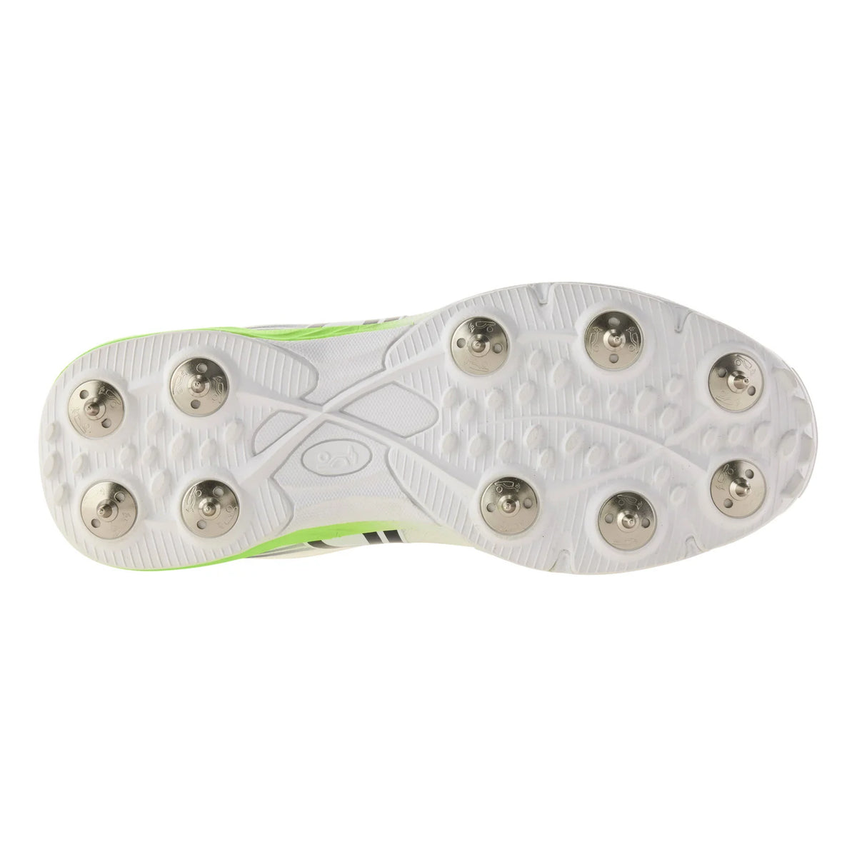 Kookaburra Pro 2.0 Cricket Spikes White Lime