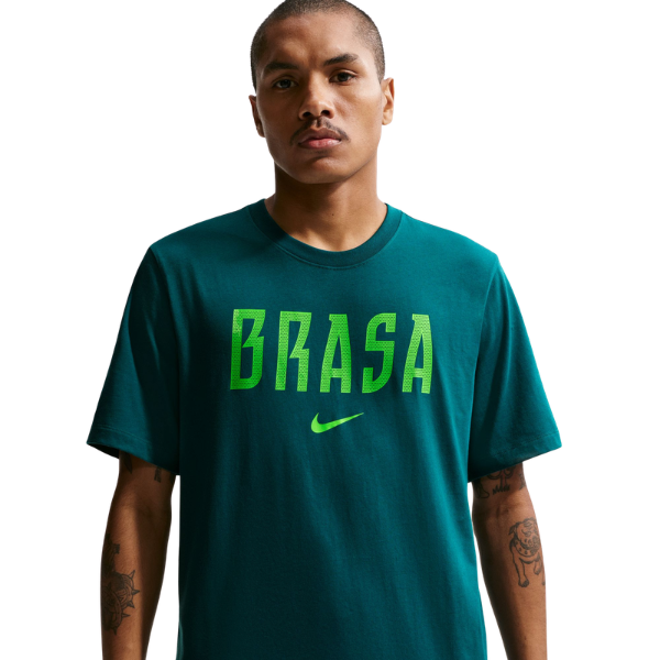 Nike Brazil Soccer T-Shirt Geode Teal