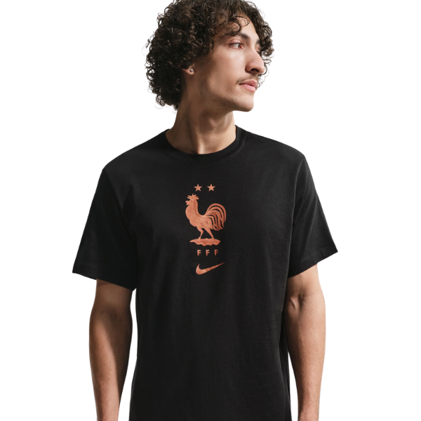 Nike France Football T-Shirt Black