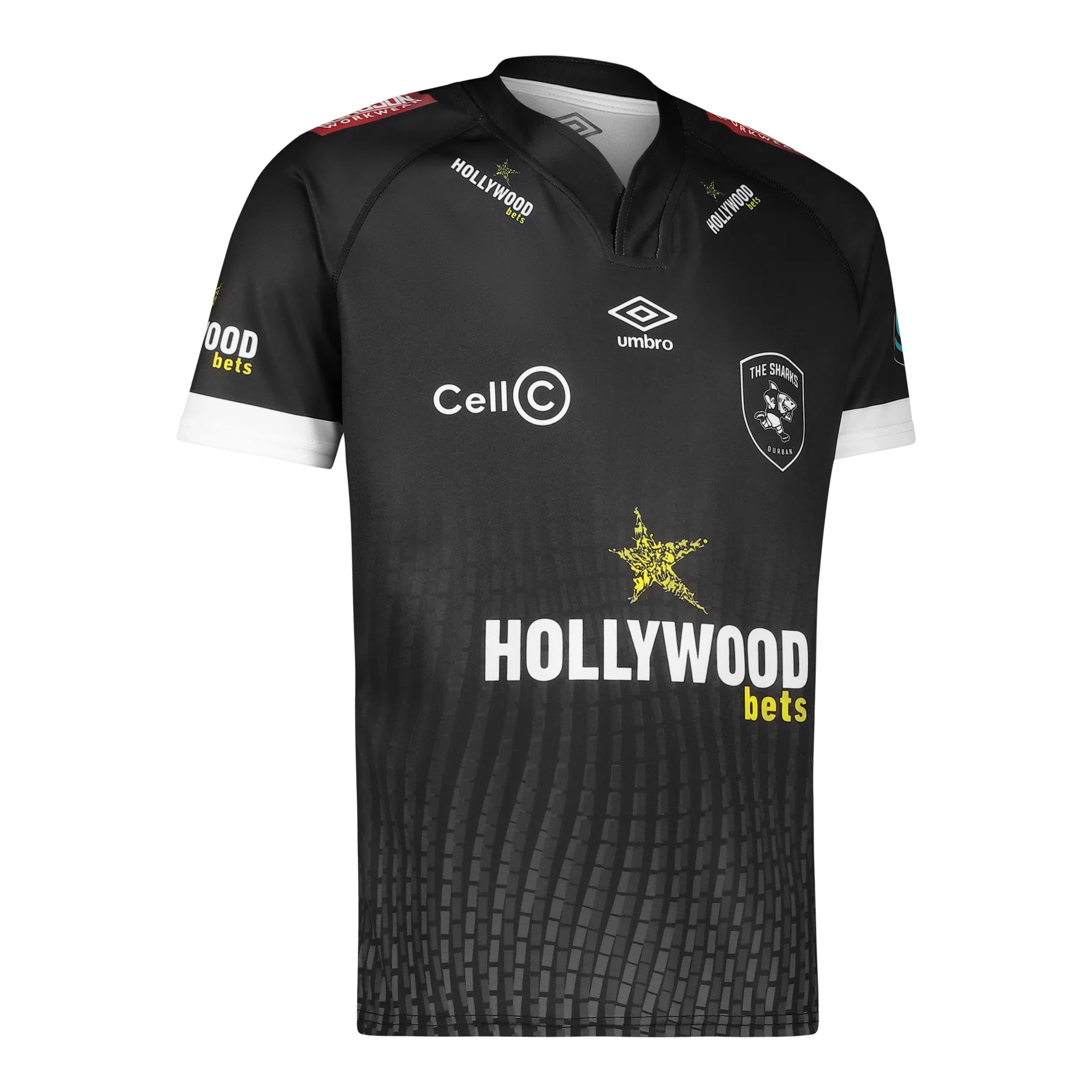 Umbro Sharks Mens 23 24 Home Jersey Black SportSA