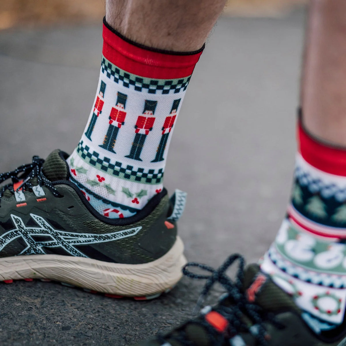 Sox Holly Jolly Nutcracker Crew Socks