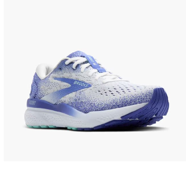 Brooks Ghost 16 White/Amparo Blue