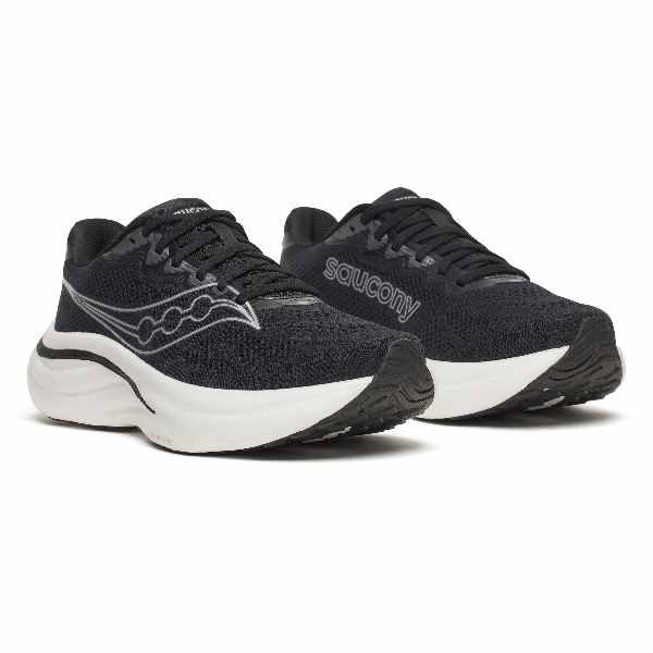 Saucony Ride 19 Black/Sliver 2e
