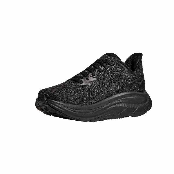 【美品】HOKA CLIFTON 10 WIDE Hoka Clifton 10 Black/Black Wide - SportSA