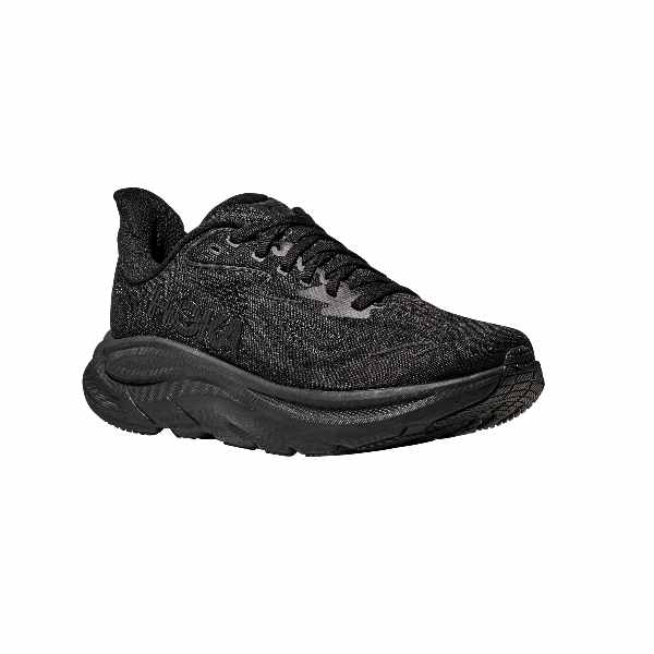 Hoka Clifton 10 Black/Black Wide