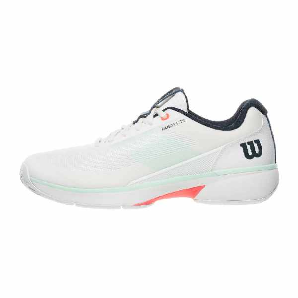 Wilson Rush Lite 5 White/Bay/Coral Tennis Shoe