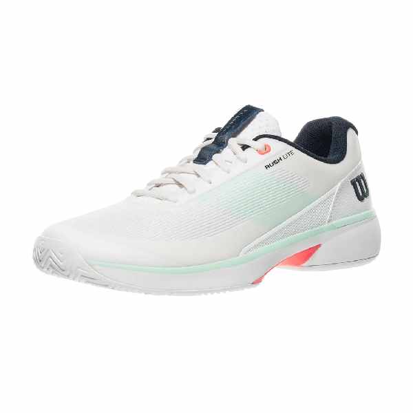Wilson Rush Lite 5 White/Bay/Coral Tennis Shoe