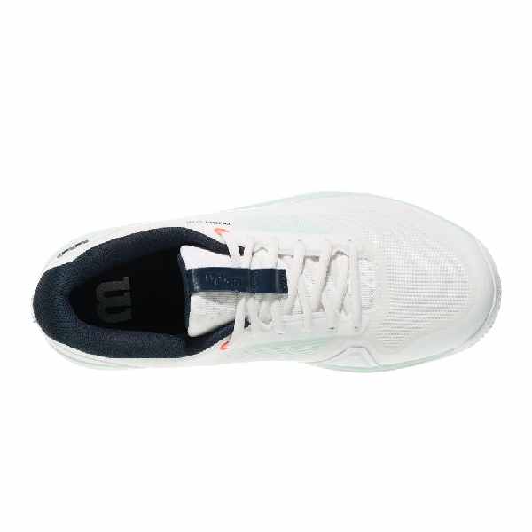 Wilson Rush Lite 5 White/Bay/Coral Tennis Shoe