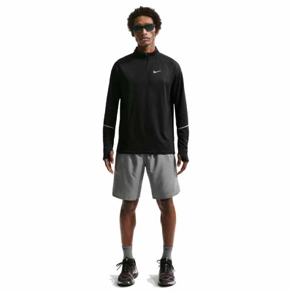 Nike Miler Dri-FIT 1/2-Zip Running Top Black/Black