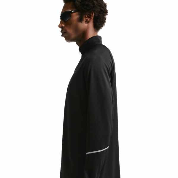 Nike Miler Dri-FIT 1/2-Zip Running Top Black/Black