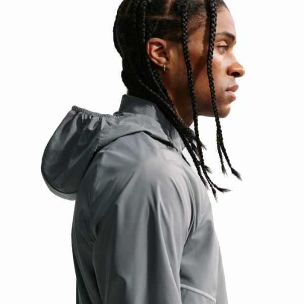Nike Miler Repel UV Protection Running Jacket Smoke Grey