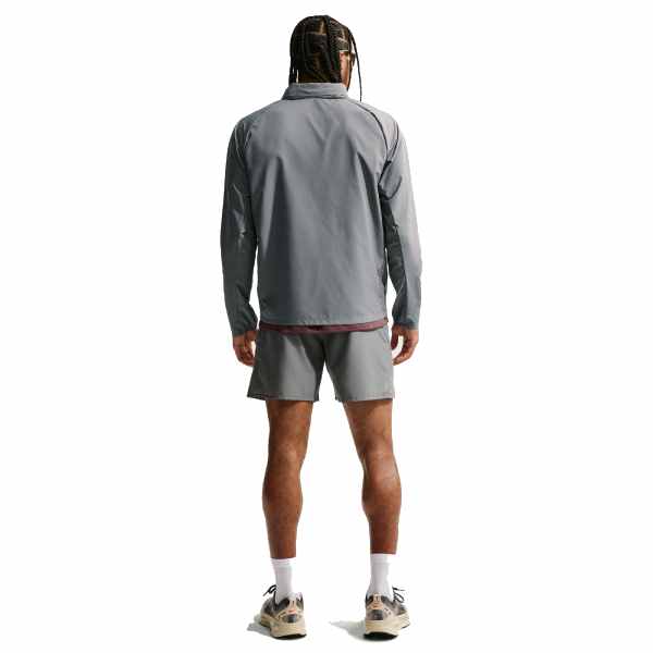 Nike Miler Repel UV Protection Running Jacket Smoke Grey