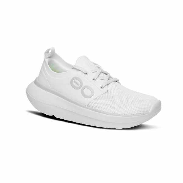 Oofos Oomy Stride White Women