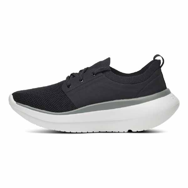 Oofos Oomy Stride White/Black Men