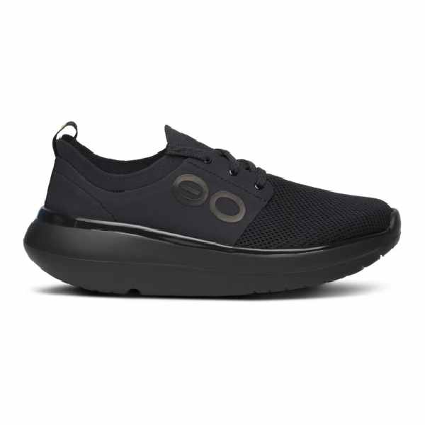 Oofos Oomy Stride Black/Black Men