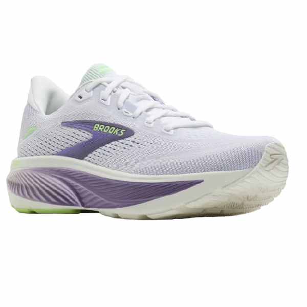 Brooks Ghost 18 White/Purple Hebe/Green