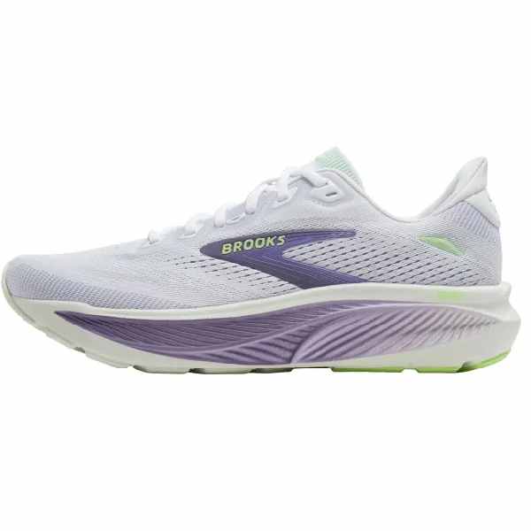 Brooks Ghost 18 White/Purple Hebe/Green