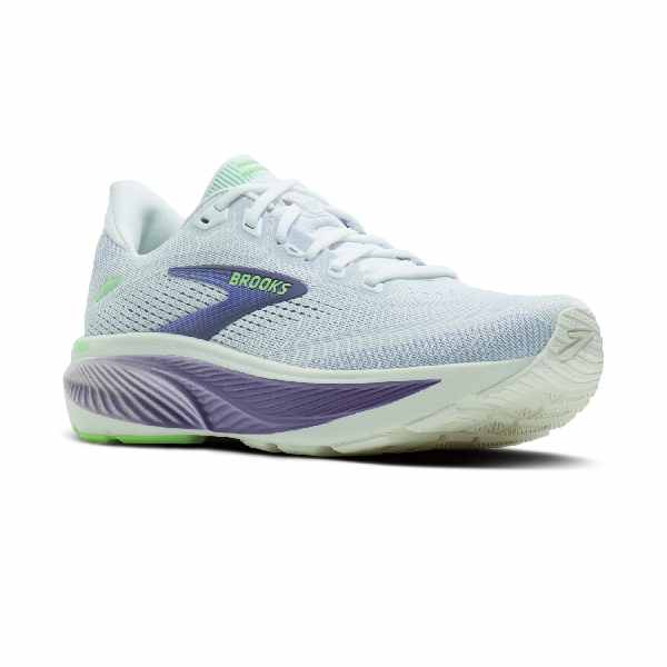 Brooks Ghost 18 White/Purple Hebe/Green