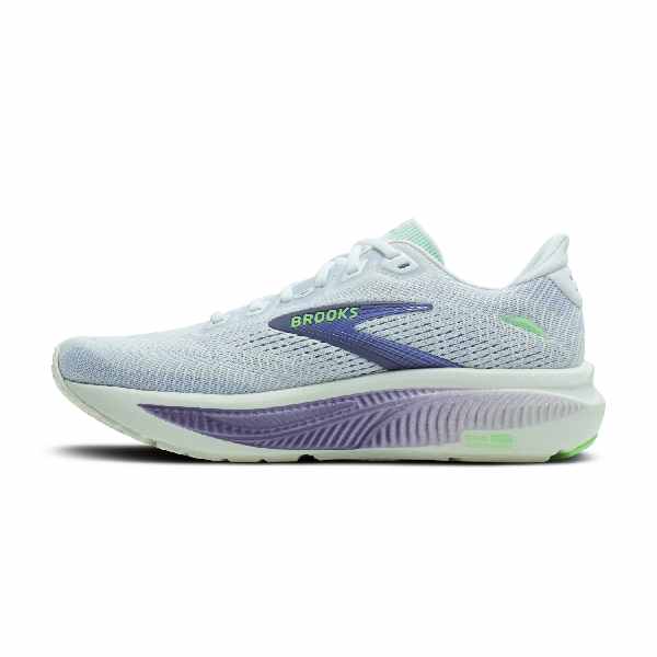 Brooks Ghost 18 White/Purple Hebe/Green