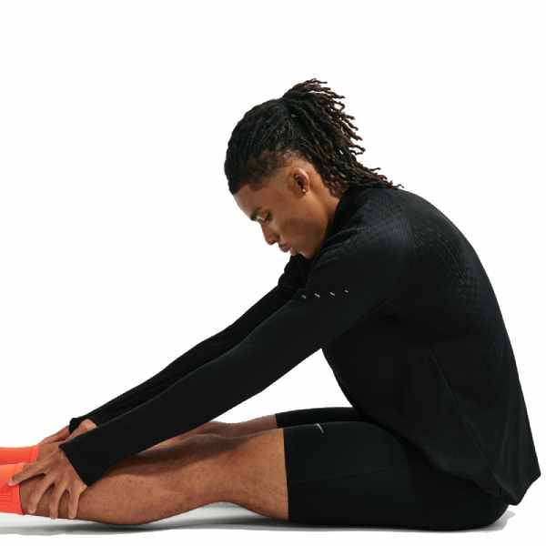 Nike Stride Aero-FIT 1/2-Zip Mid Layer Black