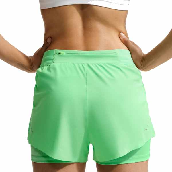 Nike Swift Dri-FIT Mid-Rise 2-in-1 Running Shorts Illusion Green