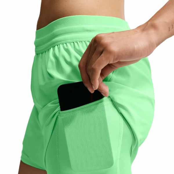 Nike Swift Dri-FIT Mid-Rise 2-in-1 Running Shorts Illusion Green