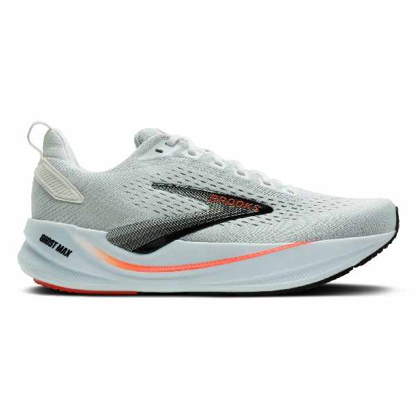 Brooks Ghost Max 4 White/Red/Black
