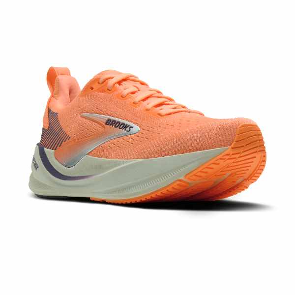 Brooks Ghost Max 4 Cyber Peach/Grape/Bluewash