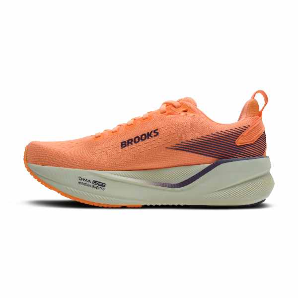 Brooks Ghost Max 4 Cyber Peach/Grape/Bluewash