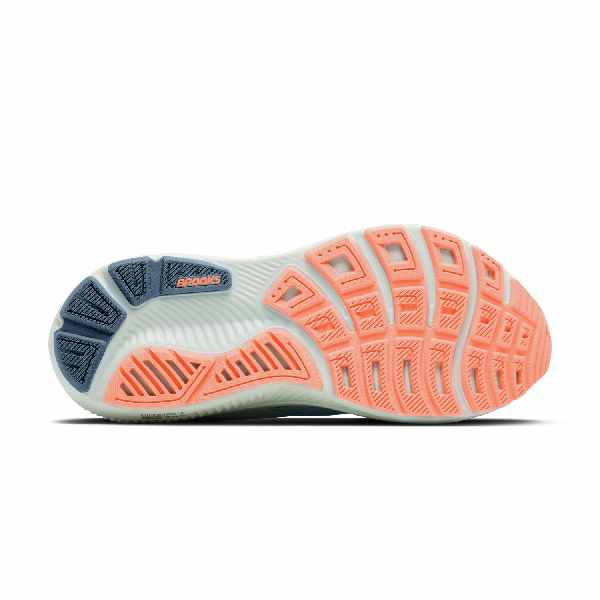Brooks Ghost 18 Star White/Cyber Peach/Grey