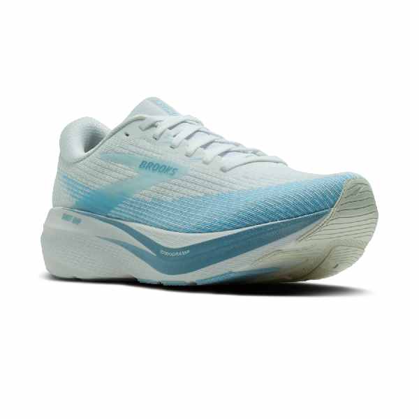 Brooks Ghost Amp Star White/Blue/Metallic