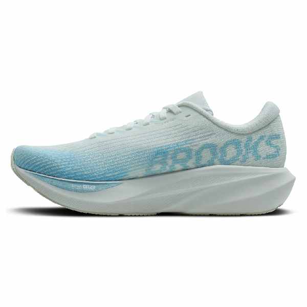 Brooks Ghost Amp Star White/Blue/Metallic