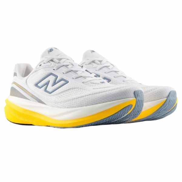 New Balance 1080V15 White/Satsuma Orange 2e
