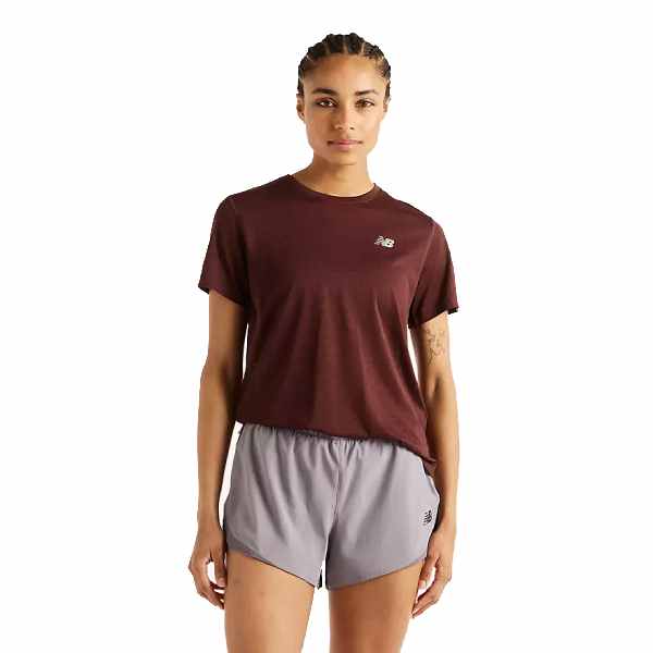 New Balance RC Essential T-Shirt Cherry Leather