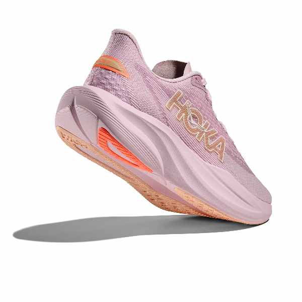 Hoka Mach 7 Lilac Cream/Tangerine Glow