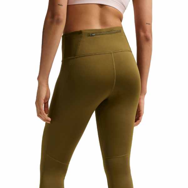Nike Tempo High-Waisted 7/8 Running Leggings Olive Flak